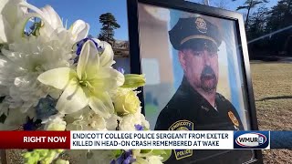 Endicott College police sergeant from Exeter killed in head-on crash remembered at wake