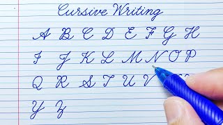 Cursive Writing a to z | Cursive abcd | Cursive Handwriting | Cursive Writing abcd | Capital Letters