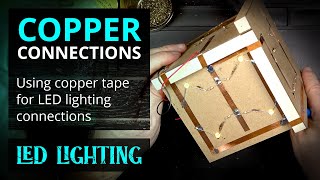 Using Copper Tape to Wire Book Nooks and Dioramas