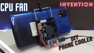 How To Make Phone Cooler With CPU Fan🔥| Diy Invention🤩 | #shorts