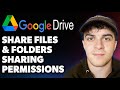 How to Share Google Drive Files and Folders Sharing Permissions in Google Drive (Full 2025 Guide)