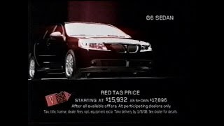 2006 Pontiac G6 Commercial (2005)