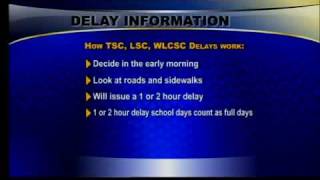 school delays