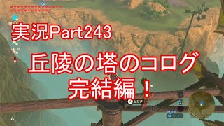 【part243】丘陵の塔のコログ完結編！【ゼルダの伝説ブレスオブザワイルド】