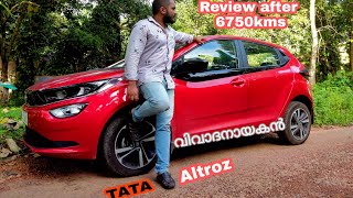 Tata altroz xt review after 6.7k kms user experience review. malayalam