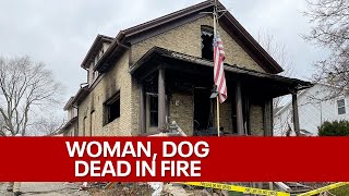 Sheboygan fire: Woman and dog dead, man hurt | FOX6 News Milwaukee