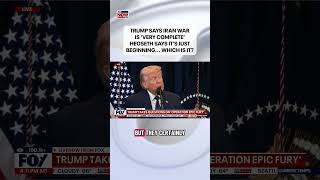 President trump pressed about assessment of Iran war by reporter