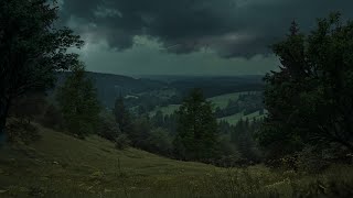 Calm Before the Storm 🌩️ ⚡ Peaceful Thunderstorm on the Horizon | Nature Sounds for Sleeping