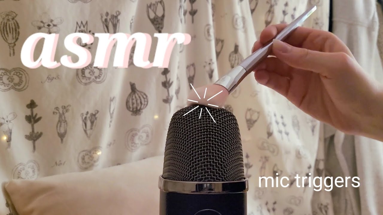 Asmr Mic Triggers пёџ Brushing Touching Scratching Youtube