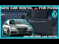 QBCore NOPIXEL Car Rental 🚗*FREE* | FiveM Roleplay Scripts | FiveM Tutorial 2023 | MJ DEVELOPMENT