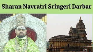 Sringeri SharanNavratri Darbar | Jagadguru SriSriSri Vidhushekhara Bharati Sannidhanam | JagadguruTV