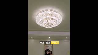 Wholesale design solutions international lighting crystal chandelier Round Large Crystal Chandelier