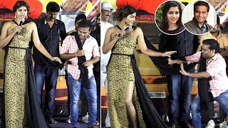 Racha Ravi Making Funny Dance Steps With Sai Dhanshika | Shikaaru Movie Press Meet | NewsQube