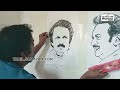 ஹே..எப்புட்றா ஸ்டாலின் வந்துட்டாரு mk stalin birthday stalin 70 years drawing teacher selvam