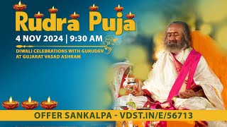 Diwali Special Rudra Puja With Gurudev | Live From Vasad Ashram Gujarat