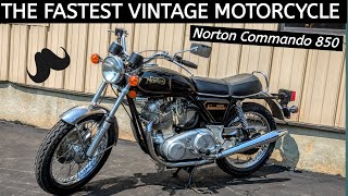 Norton 850 Commando Roadster of 1973 - Best Vintage Bike Ever - Wahoo!