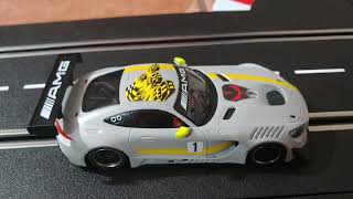 NSR Slot Car Mercedes AMG 25,000 rpm shark sidewinder.