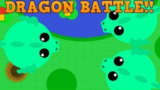 CRAZY MOPE.IO DRAGON BATTLE 2 ON 1!! // Defeating Teaming Dragons // (Mope.io Gameplay)