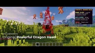 Original POWERFUL DRAGON HEAD | ExecutableItems | Minecraft