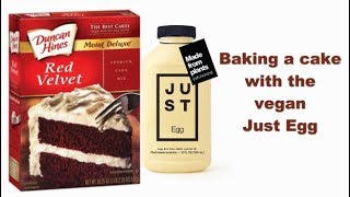 Just Egg: Replacement in Cake Baking Test