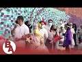 Fil-Am Seniors parade in their Best Filipiniana as they hold In-Person Santacruzan Festival