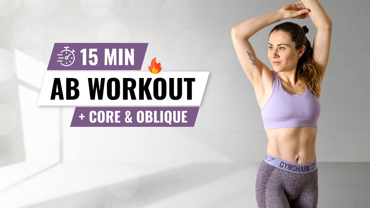 15 Min Intense Ab Workout At Home No Equipment Youtube