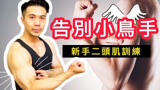 【告別小鳥手⛔️】讓手臂變粗✅新手二頭肌訓練｜私人健身教練 Francis Lam