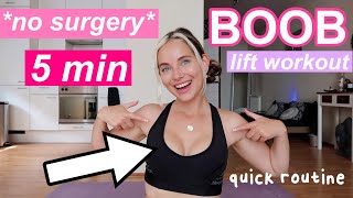 Lift And Firm Your Breasts In 2 Weeks | 5 min Chest Lift Workout *quick*