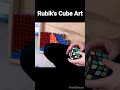 Rubik's Cube Art| Fastest Rubik's Cute Artist|