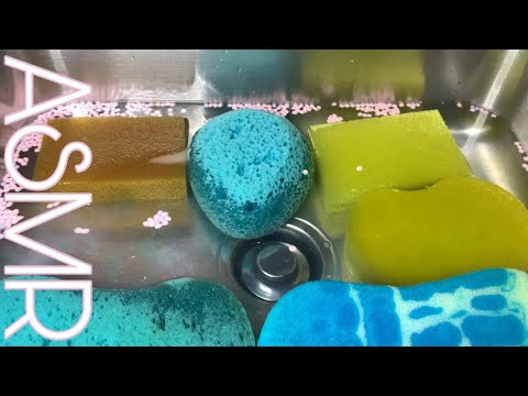 рџ Water Sounds Asmr Sponge Squeezing рџ Youtube