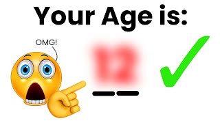 This Video Will Guess Your Age in 2023 😮