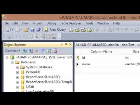 How to connect SQL server database with visual Studio C# How to connect SQL server database with visual Studio C#