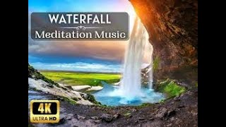 🔴 Relaxing Waterfall Meditation | Birds Sounds \u0026 Piano | Calm \u0026 Peaceful Live Stream #meditation #yt