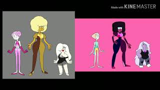 White Diamond AU Comparison