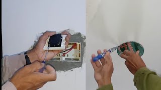 How to pierce the ceiling with light bulbs\