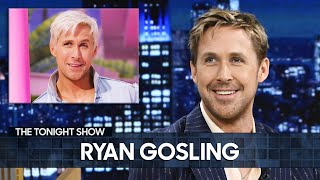 Ryan Gosling Addresses His Viral Ken Picture and Paints Jimmy’s Fingernail Pink