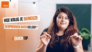 Hoe krijg je serieuze gesprekken over geloof? #Quicktip