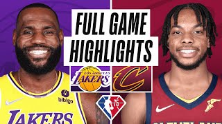 LAKERS at CAVALIERS | FULL GAME HIGHLIGHTS | March 21, 2022