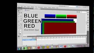 Adobe Flash Professional CS5 Tutorial - tab panel