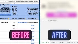 Better Job Application Tracking Template