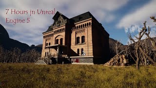 Unreal Engine 5 | Quixel Megascans | Create a Horror Mansion Environment Time laps-Part 1