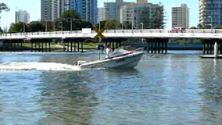 Johnson 85hp V4 Javelin Outboard run 2