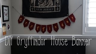 DIY Gryffindor House Banner (Harry Potter) | Courtney Tomesch