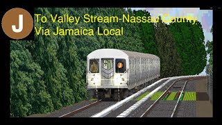 OpenBVE Fiction: J Train To Valley Stream Via Jamaica Local