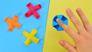 Ловушка для пальцев / Оригами игрушка из бумаги