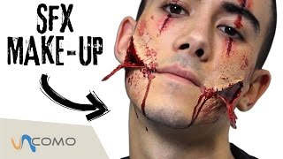Maquillaje De Terror Para Halloween - Sonrisa Del Payaso
