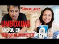 Unboxing and quick test of Sinocare Glucometer