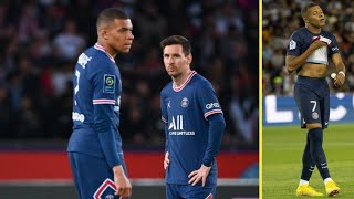 😰 Messi In Utter Disbelief As Mbappe Bumped Into Him Purposely