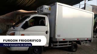 FABRICACION DE FURGON FRIGORIFICO PARA TRANSPORTE DE CARNE LIMA PERU