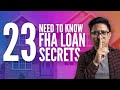 23 FHA Loan Secrets You Need to Know